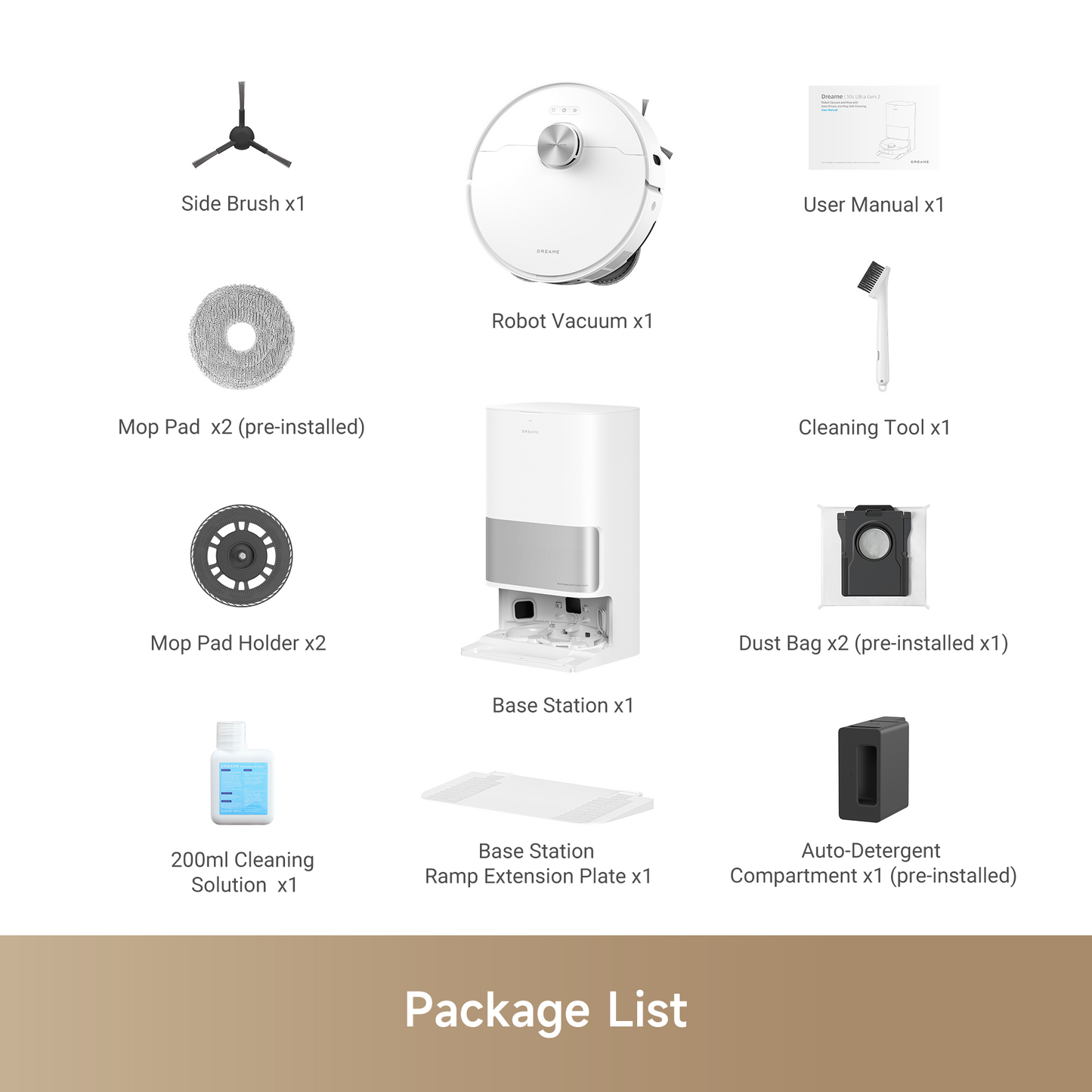 Dreame L30 Ultra S Robot Vacuum and Mop with Self-Cleaning and Auto-Empty