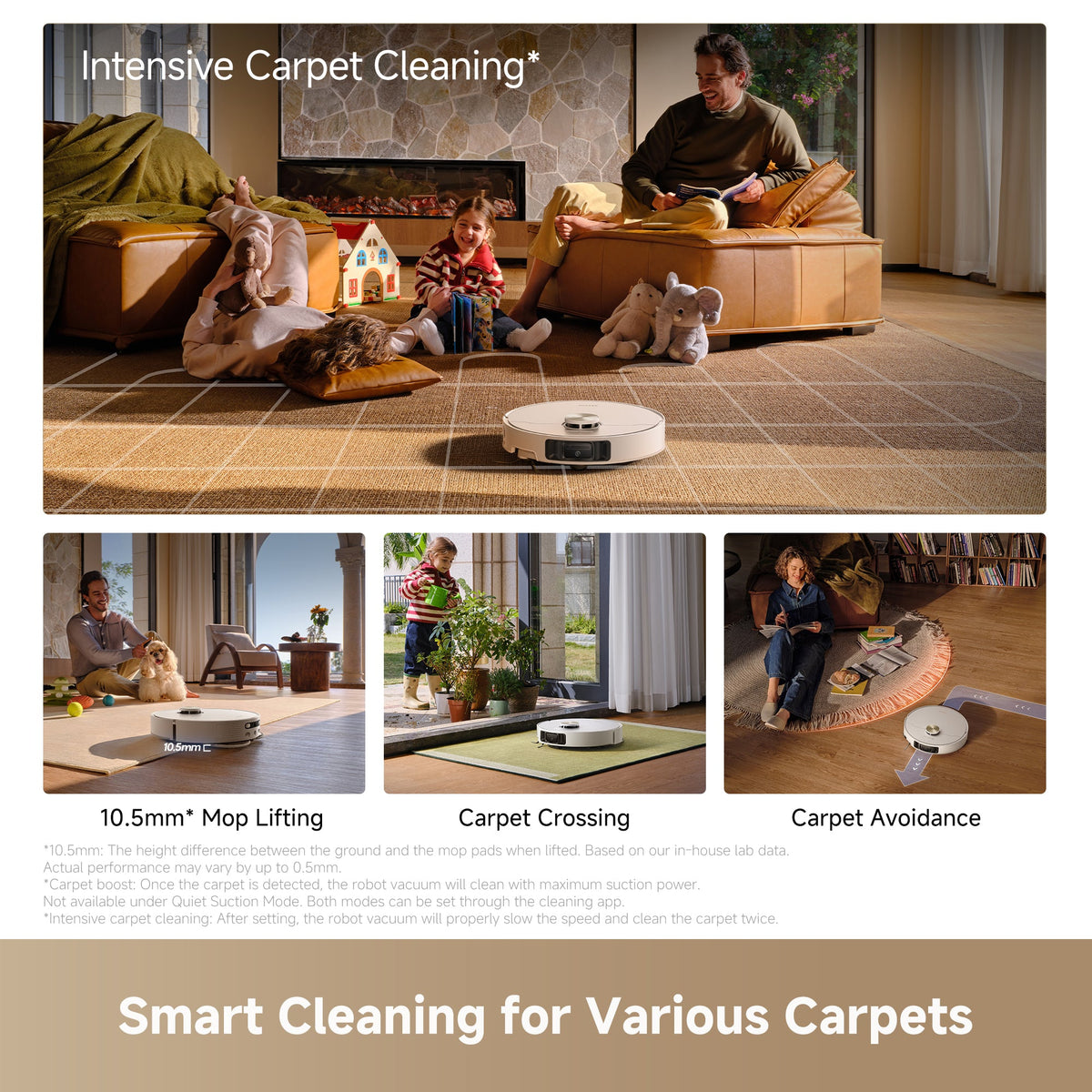 Dreame L60 Ultra AE with Deep Mop cleaning at 100°C  - White