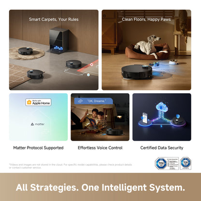 Dreame X60 Ultra Extreme with Dual AI Camera & Proactive Blue light - Black