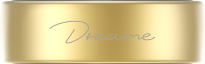 Dreame Smart Ring with Smart health monitoring in Gold - Size 8