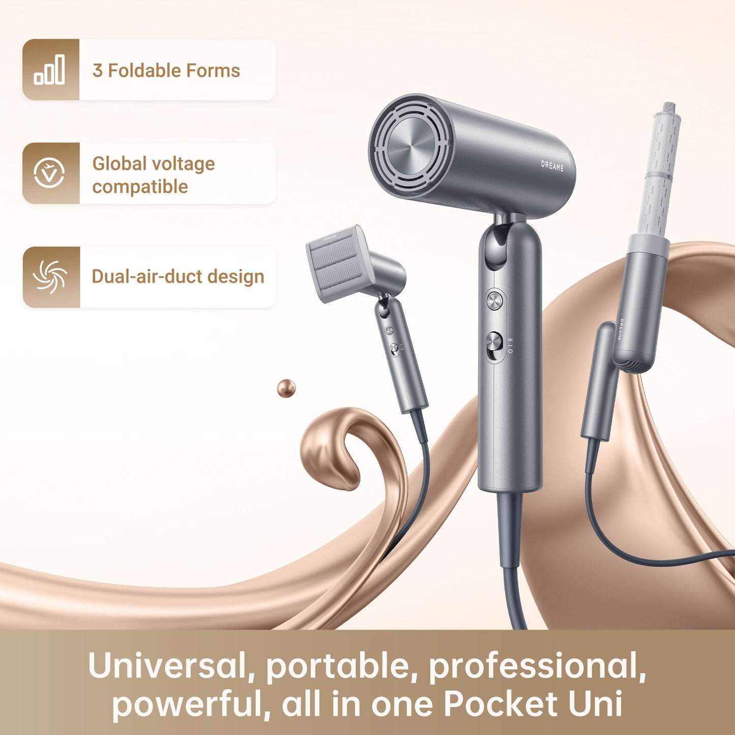 Dreame Pocket Uni Portable High-Speed Hair Dryer