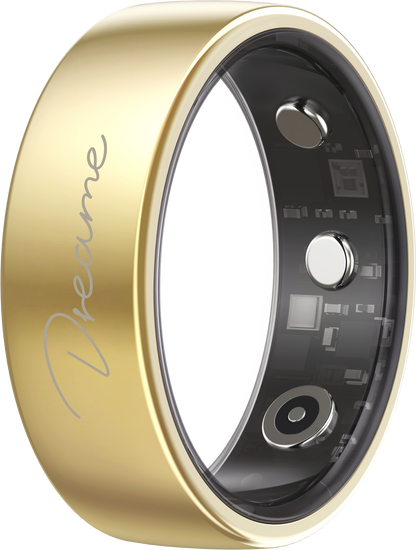 Dreame Smart Ring with Smart health monitoring in Gold - Size 8