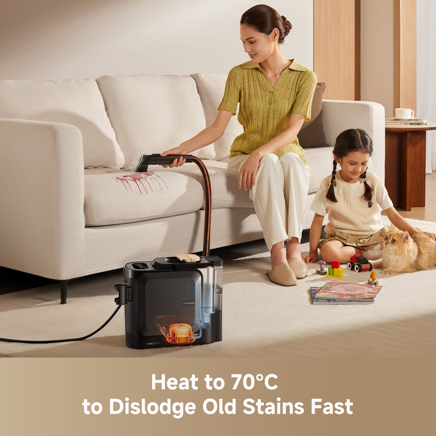 Dreame N20 Steam Portable Carpet Spot Cleaner