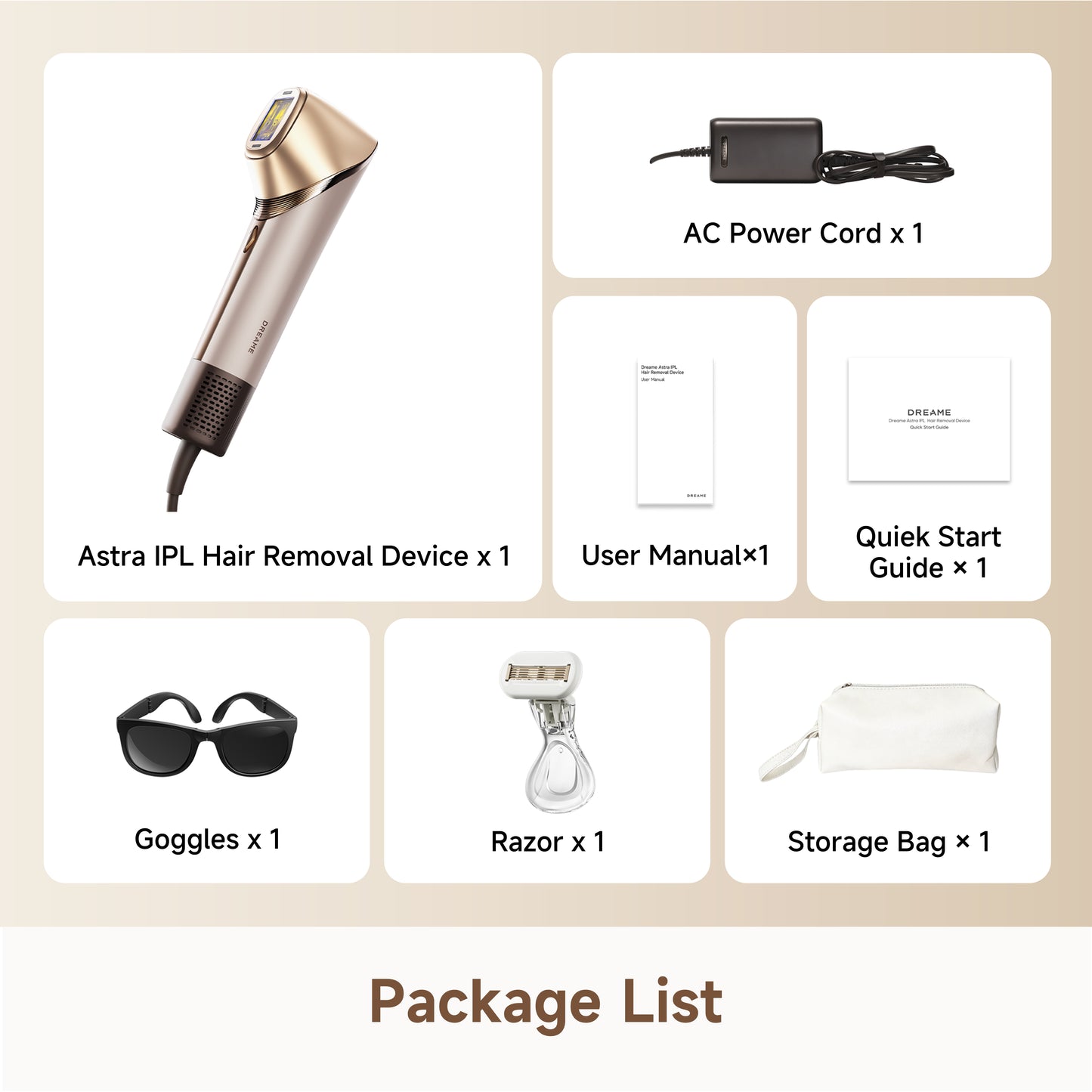 Dreame Astra IPL Home Use Hair Removal Device