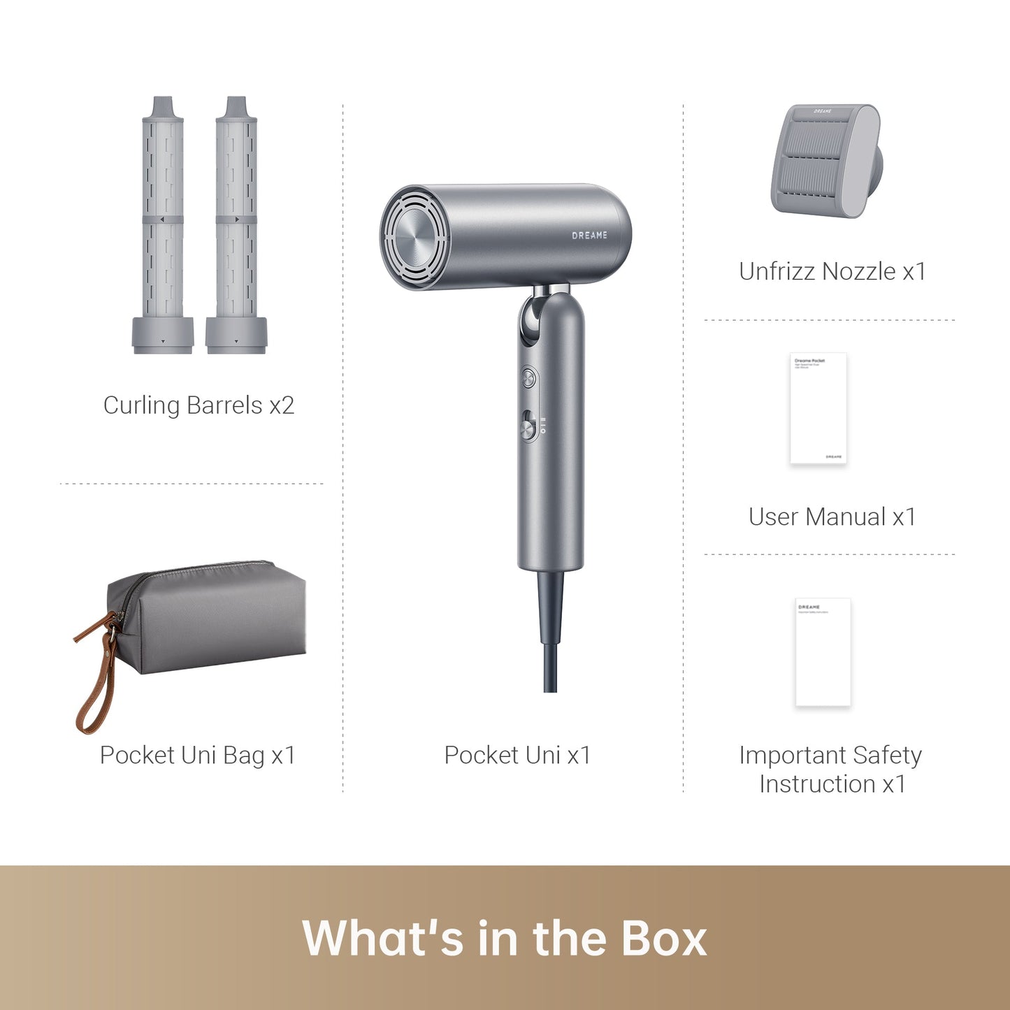 Dreame Pocket Uni Portable High-Speed Hair Dryer