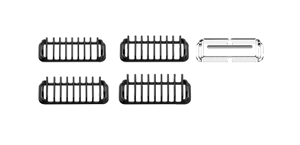 Adjustable Combs ×4、Blade Cover ×1