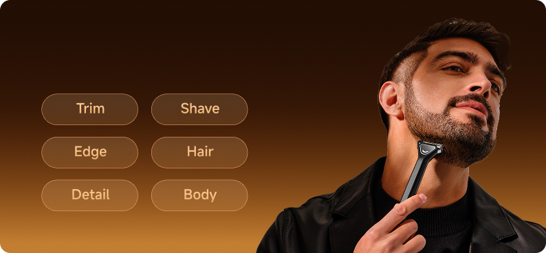 Versatile Grooming for Face and Body